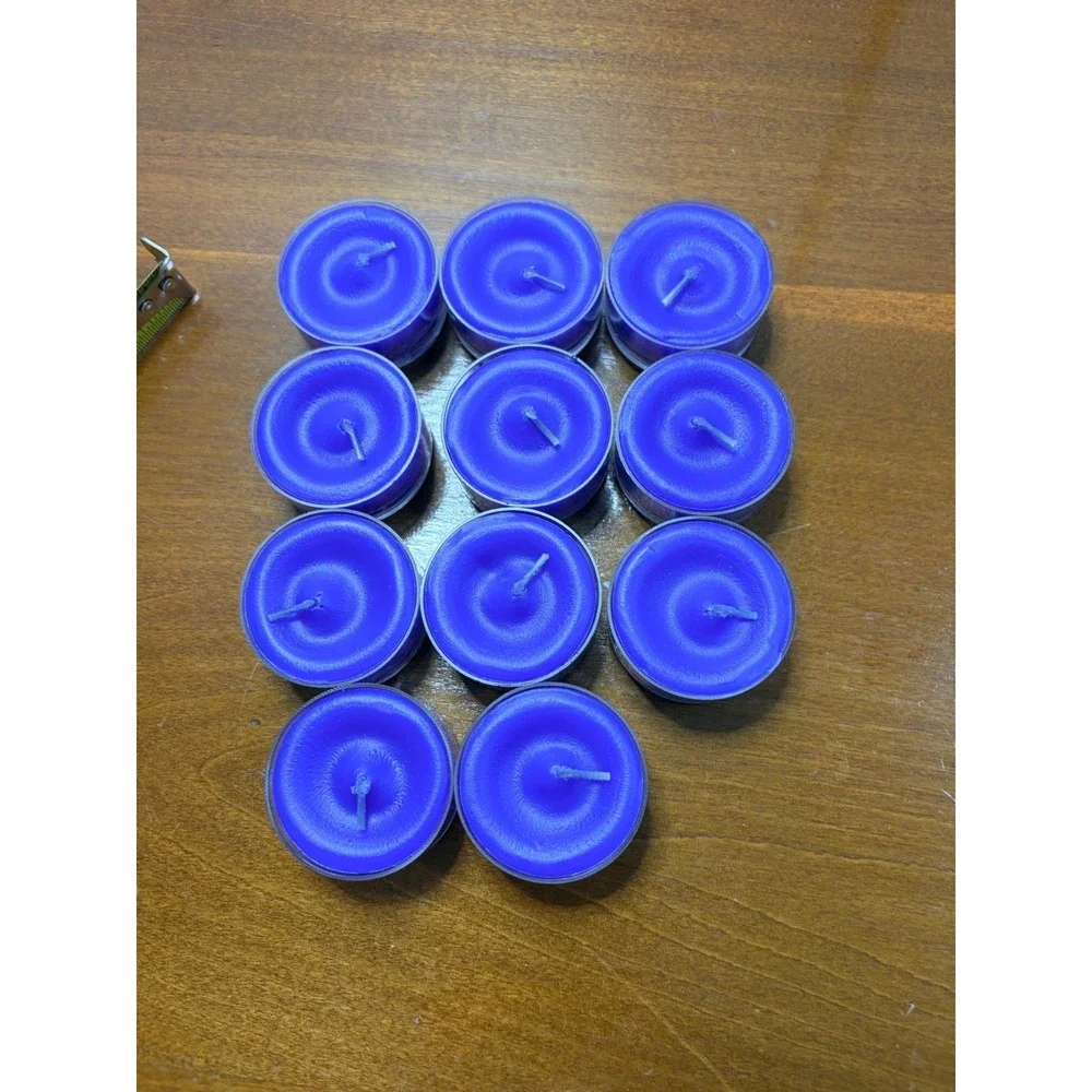 PartyLite Ocean Mist Universal Tealight Candles Purple PARTIAL BOX - Picture 2 of 6